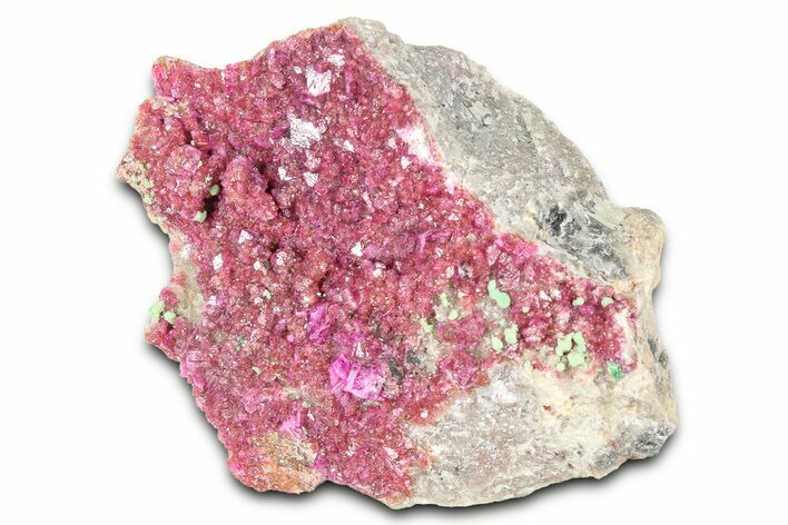 Green Kolwezite on Vibrant Cobaltoan Dolomite - DR Congo #371595